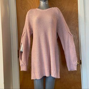 True Craft  Blush Pink Sexy Women Plus XL1 Sweater NWT